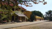 Wat Khao No's fenced parking